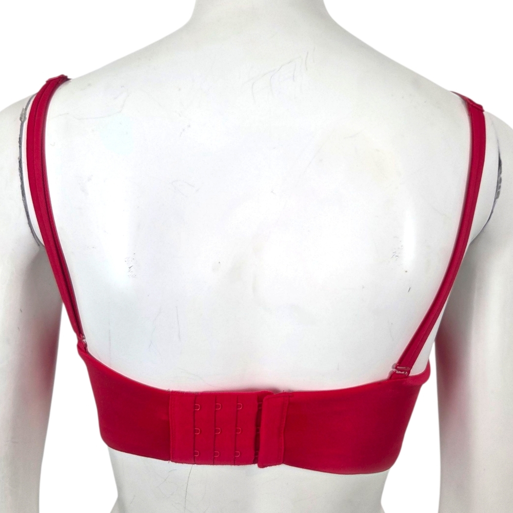Victorias Secret Very Sexy Multi-Way Push Up Bra Convertible Strapless 34DD Red - Picture 3 of 12